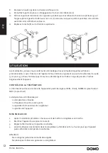 Preview for 12 page of Linea 2000 DOMO JG010V++ Instruction Booklet