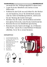 Preview for 25 page of Linea DOMO DO9109KR Instruction Booklet