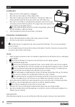 Preview for 28 page of Linea DOMO DO9252I Instruction Booklet