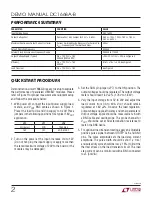 Preview for 2 page of Linear Technology DC1668A-B Demo Manual