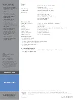 Preview for 3 page of Linksys SLM248G4PS Product Data