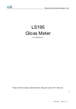 LINSHANG LS195 User Manual preview