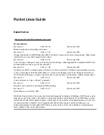 Linux Pocket Linux Guide Manual preview