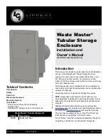 Lippert Components Waste Master 362881 Installation And Owner'S Manual preview