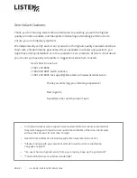 Preview for 2 page of Listen Technologies LR-5200-150 User Manual