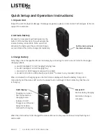 Preview for 8 page of Listen Technologies LR-5200-150 User Manual