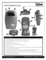 Preview for 2 page of Listen LR-300 Manual