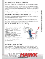 Preview for 3 page of LiteHawk STING Instruction Manual