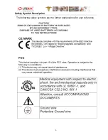 Preview for 5 page of Litemax Electronics PPS1831 Series User Manual