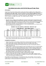 Liteplan ELV/12A Series Installation Instructions preview