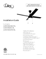 Litex Industries UBW48ABZ4L Installation Manual preview