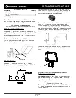 Preview for 3 page of Lithonia Lighting TFX1 LED Installation Instructions Manual