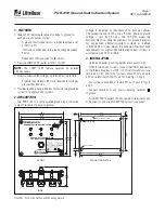 Preview for 5 page of Littelfuse PGR-3100 Manual