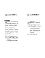 Preview for 21 page of Litter-Robot II Bubble Unit Manual Manual