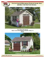 Preview for 19 page of Little Cottage Colonial Pinehurst Assembly & Instruction Manual