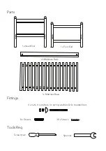 Preview for 3 page of Little Folks Furniture Fargo SBD002 Manual