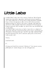 Preview for 18 page of Little Labs MONOTOR Operator'S Manual