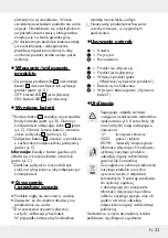 Preview for 22 page of LIVARNO home 377600 2101 Operating And Safety Information