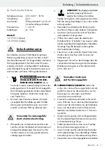 Preview for 27 page of LIVARNO LUX 14117501L Operation And Safety Notes