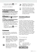 Preview for 15 page of LIVARNO LUX 15229S1LD Assembly, Operating And Safety Instructions