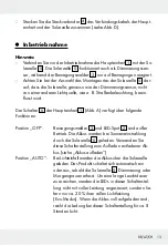 Preview for 13 page of LIVARNO LUX 282514 Assembly, Operating And Safety Instructions