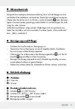 Preview for 15 page of LIVARNO LUX 282514 Assembly, Operating And Safety Instructions