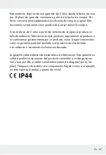 Preview for 87 page of LIVARNO LUX 282514 Assembly, Operating And Safety Instructions