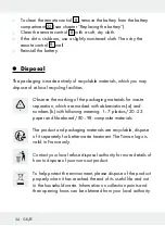 Preview for 34 page of LIVARNO LUX 286860 Assembly, Operating And Safety Instructions