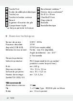 Preview for 40 page of LIVARNO LUX 286860 Assembly, Operating And Safety Instructions