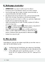 Preview for 50 page of LIVARNO LUX 286860 Assembly, Operating And Safety Instructions