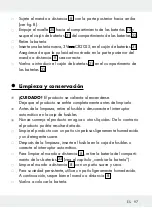 Preview for 97 page of LIVARNO LUX 286860 Assembly, Operating And Safety Instructions