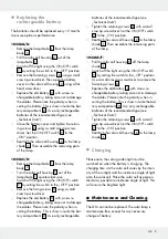 Preview for 10 page of LIVARNOLUX 10346A Assembly, Operating And Safety Instructions