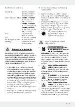 Preview for 16 page of LIVARNOLUX 10346A Assembly, Operating And Safety Instructions