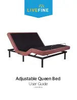 Preview for 1 page of Live Fine Adjustable Queen Bed User Manual