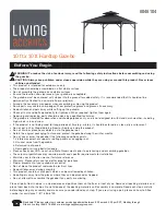 Preview for 1 page of Living Accents 8048104 Manual