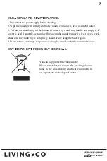 Preview for 7 page of Living & Co LT2S7 Instruction Manual