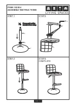 Preview for 3 page of Living Spaces 102554 Assembly Instructions