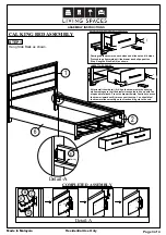 Preview for 3 page of Living Spaces 305-P236183 Assembly Instructions