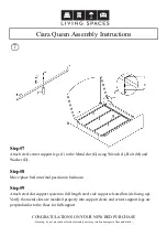 Preview for 5 page of Living Spaces Ciara Queen Assembly Instructions