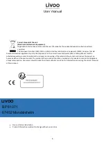 Preview for 7 page of Livoo SA110 User Manual