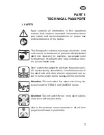 Preview for 3 page of LLC Therapeutic External Massage Electrodes Operation Manual