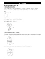 Preview for 4 page of LLOYTRON E3911WH Operating Instructions Manual