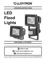 Preview for 1 page of LLOYTRON L8511B Operating Instructions Manual