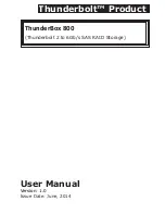 Preview for 1 page of lmp ThunderBox 800 User Manual