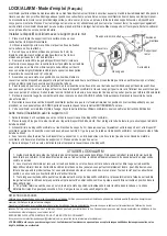 Preview for 2 page of LOCK ALARM 6796 Instructions