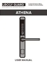 Lockly Pro LOCKLY GUARD ATHENA SLIDE EDITION 228SL User Manual preview