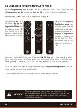 Preview for 16 page of Lockly Pro LOCKLY GUARD ATHENA SLIDE EDITION 228SL User Manual