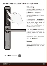 Preview for 23 page of Lockly Pro LOCKLY GUARD ATHENA SLIDE EDITION 228SL User Manual