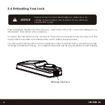 Preview for 8 page of Lockly DEADBOLT SECURE PLUS User Manual