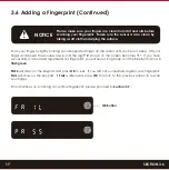 Preview for 20 page of Lockly PL45E1UQ User Manual